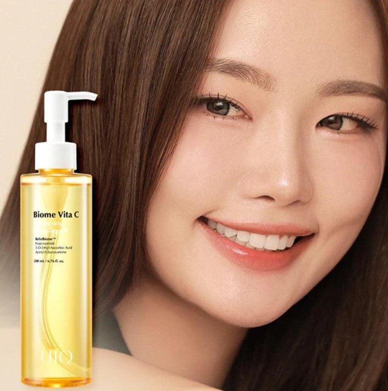 UIQ Biome Vita C Brightening Cleansing Oil 200ml