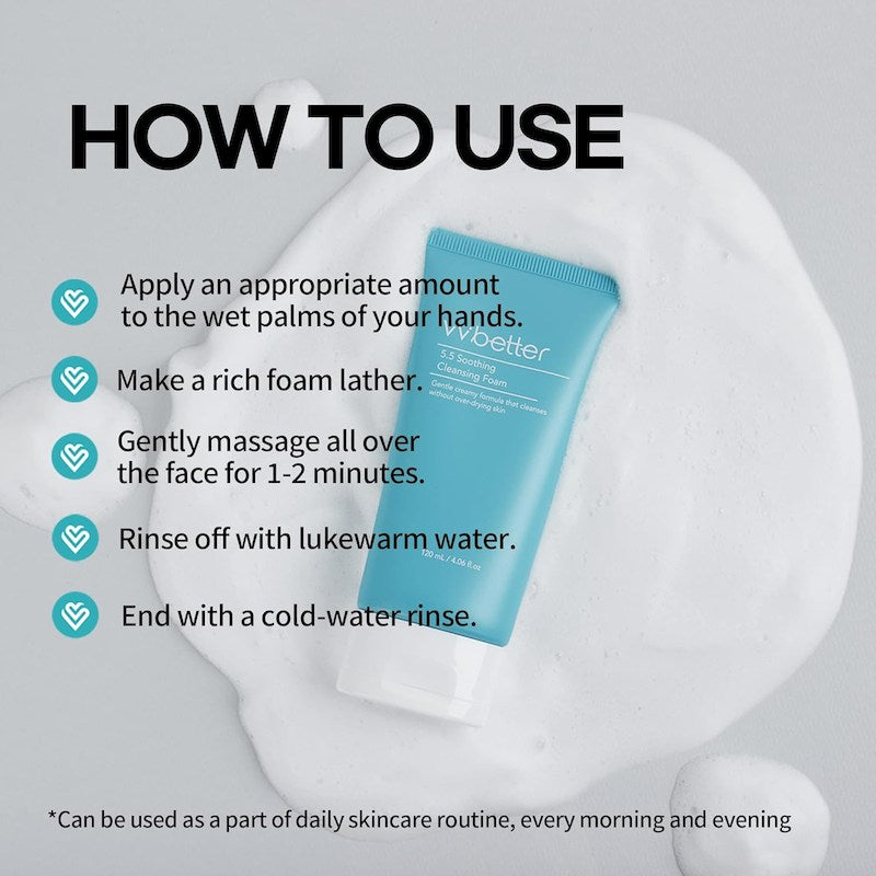 vvbetter 5.5 Soothing Cleansing Foam 120ml